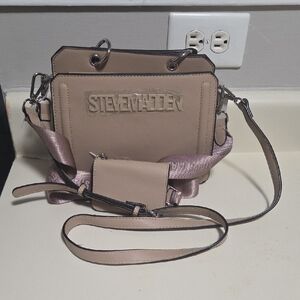 Steve Madden Beige Crossbody Bag